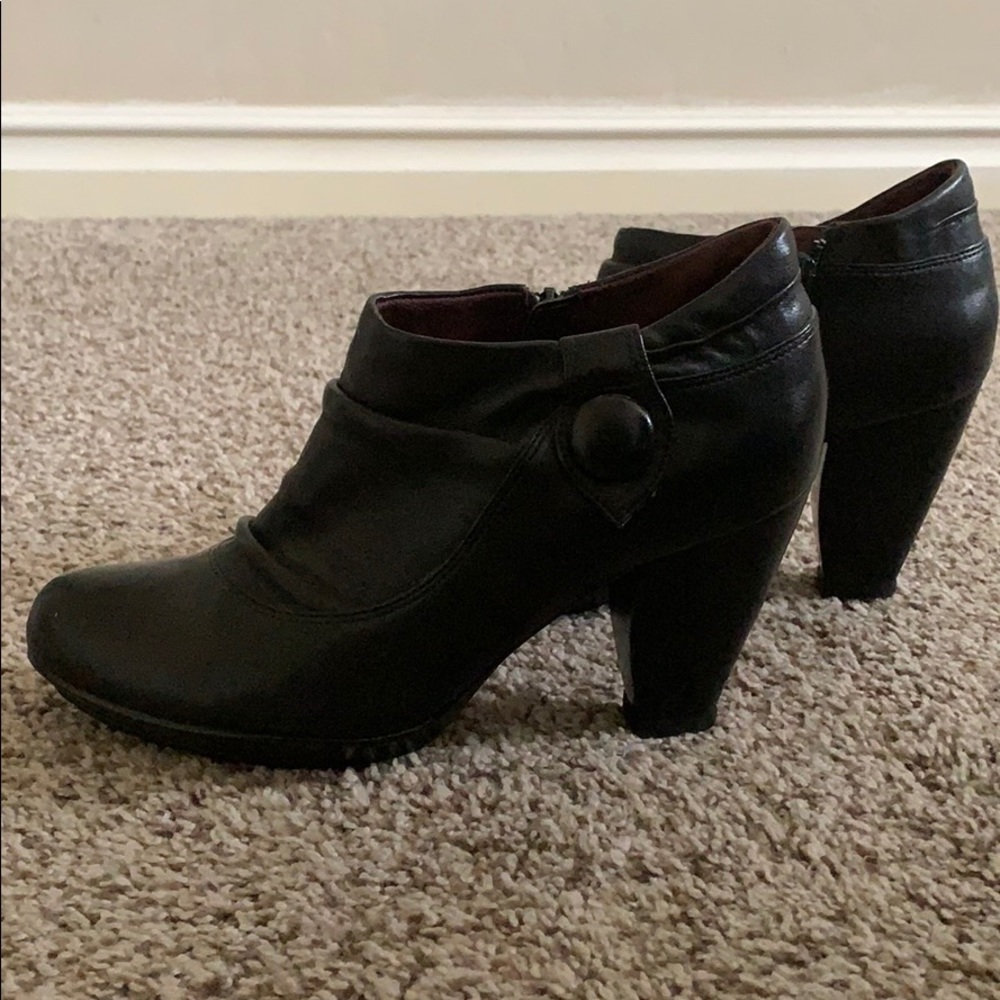 Indigo Clark’s booties